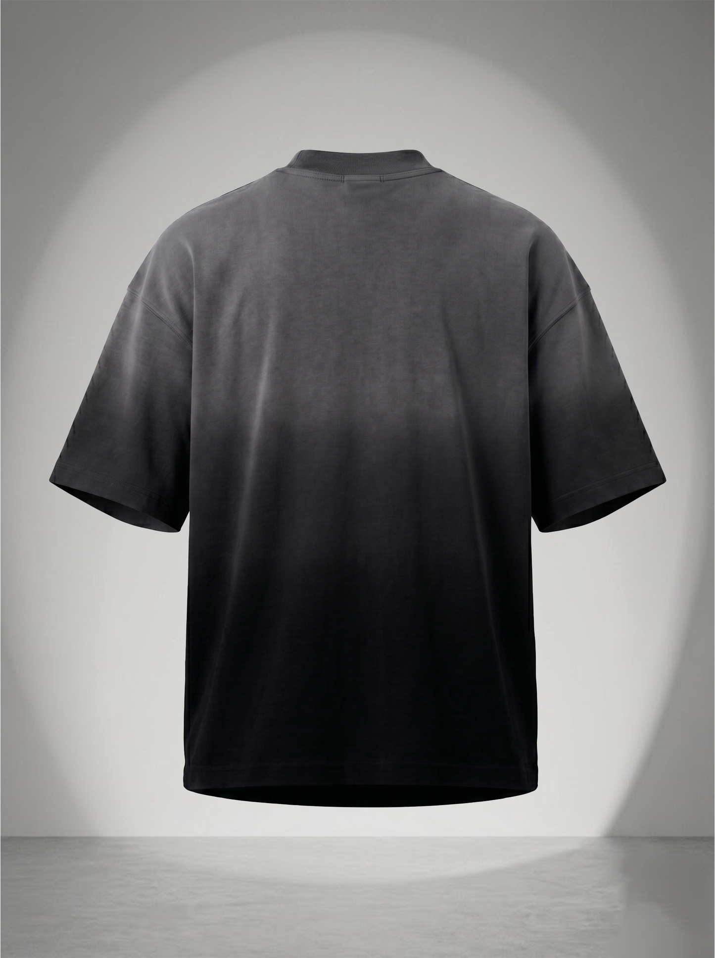 Deep Dye Drop Shoulder T-shirt - Midnight Black