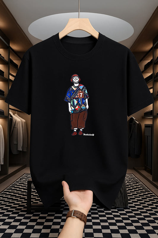 Drop Shoulder T-Shirt - Makuta Design
