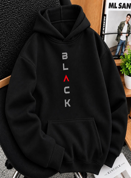 Premium Drop Hoodie - Design B L A C K