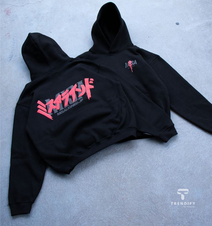 Premium Drop Hoodie - Design ミスアラインド MSA