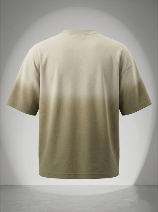Deep Dye Drop Shoulder T-shirt - Moon Dust
