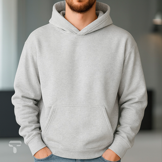 Premium Hoodie Gray (Drop Shoulder)