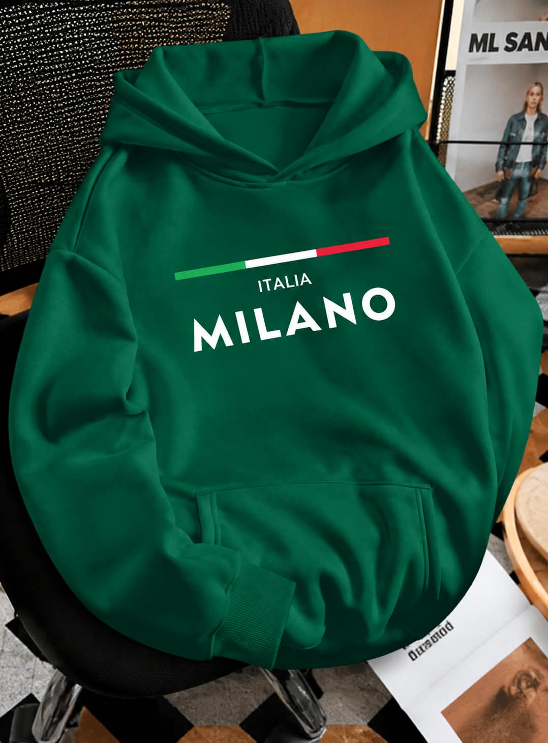 Premium Drop Hoodie - Design Milano Italia