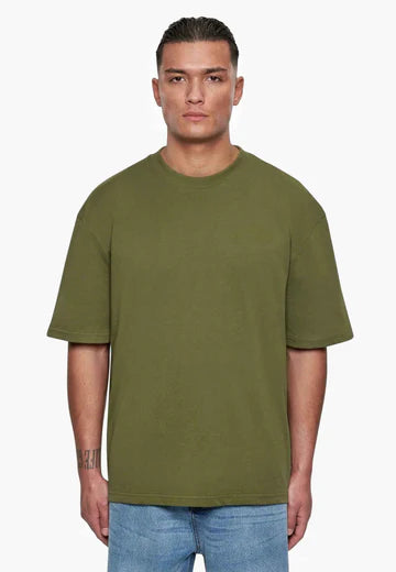 Drop Shoulder T-Shirt - Solid color
