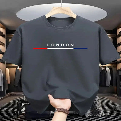 Drop Shoulder Print T-Shirt - London Design